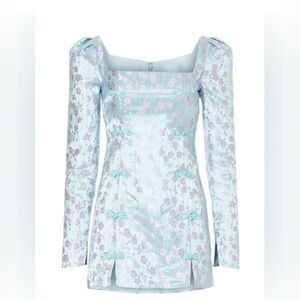 Sau Lee Jen Chinese
Sleeved jacquard mini dress size 10